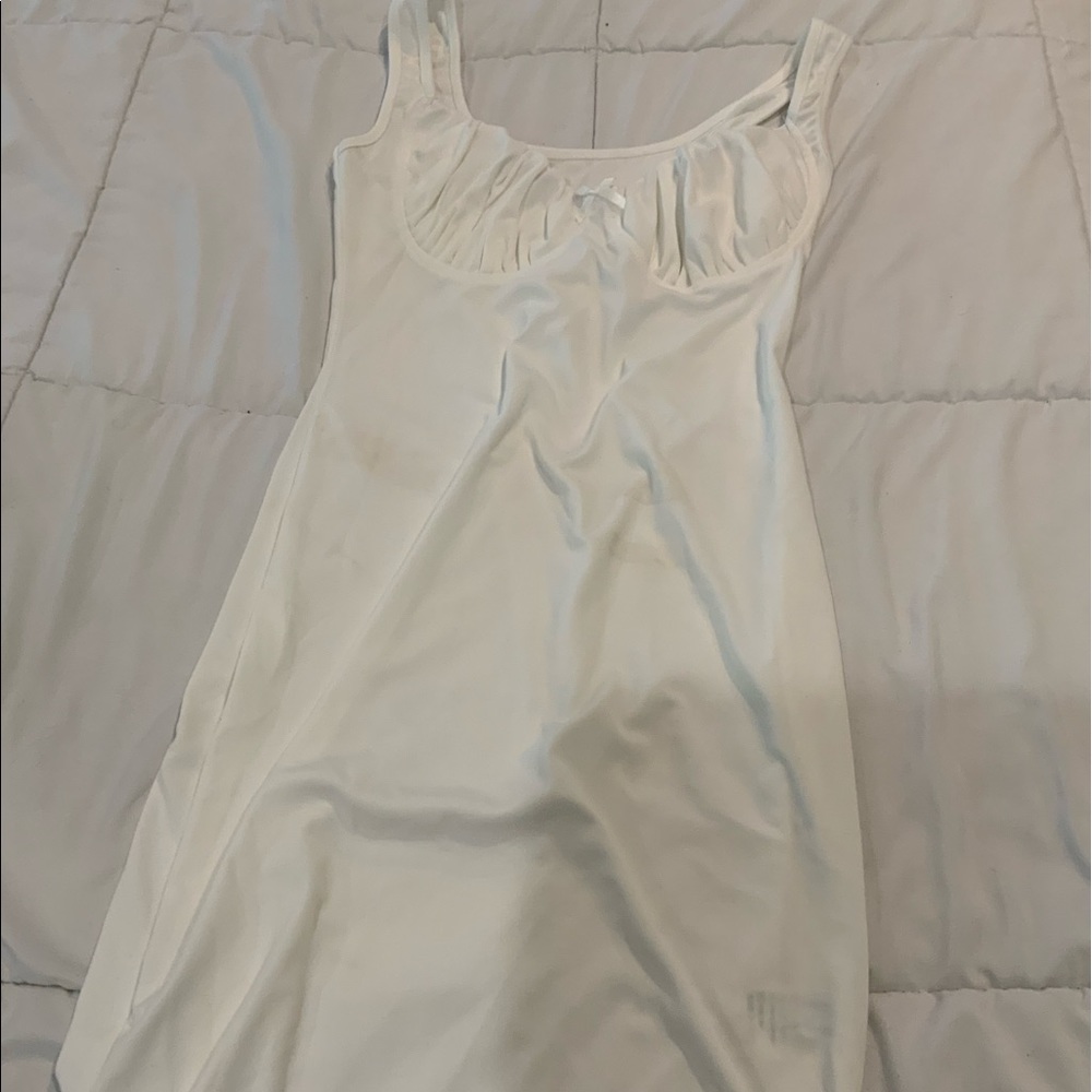 White short dress